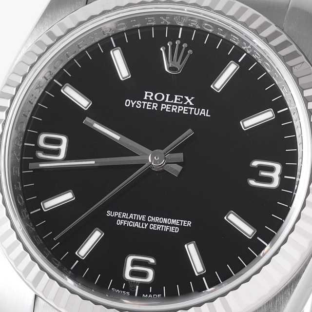 ROLEX 新型ボックス6個個中古　HK 116000 ブラック ROLEX（ロレックス）オイスターパーペチュアル 中古