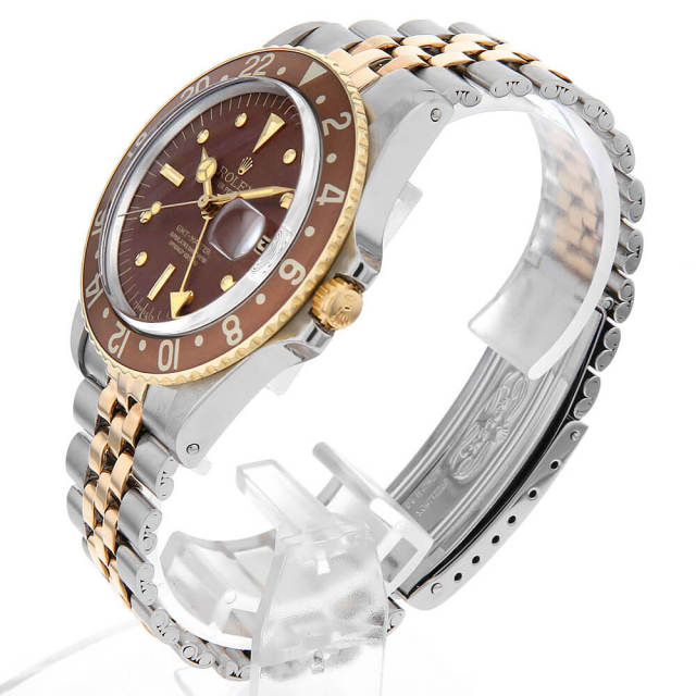 ROLEX ぬくい GMT-MASTER 1675/3 2コマ 巻きブレス 