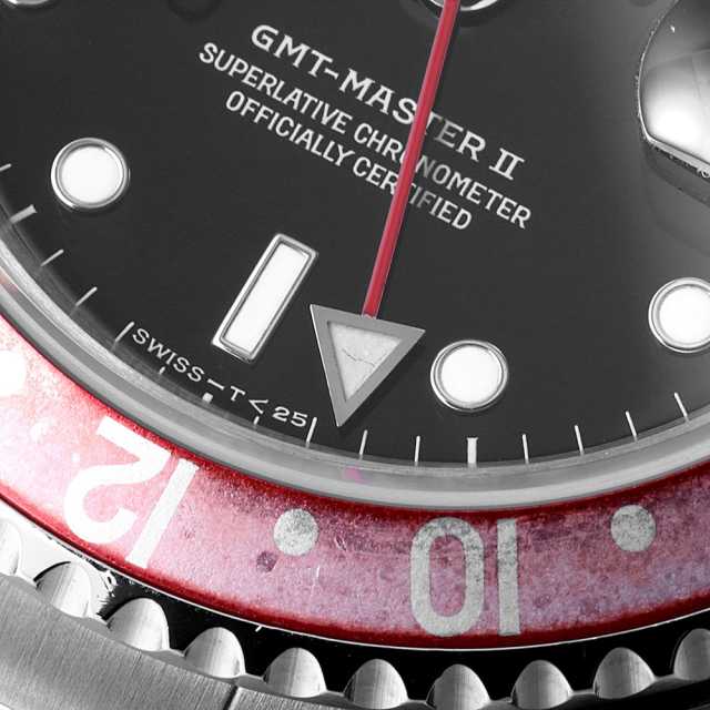16710 ブラック ROLEX（ロレックス）GMTマスターII 赤黒ベゼル 中古