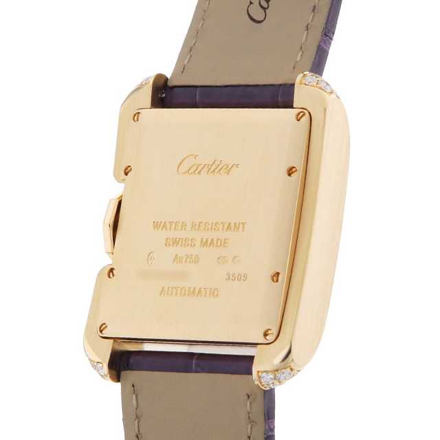 WT100017 シルバー Cartier（カルティエ）タンクアングレーズ LM 中古