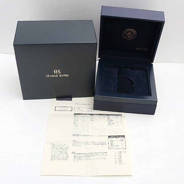 グランドセイコー メカニカル パワーリザーブ 眉山トワイライト限定50本 SBGL015 中古 メンズ