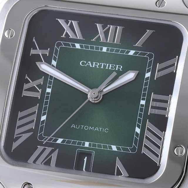WSSA0062 グリーン Cartier（カルティエ）サントス ドゥ