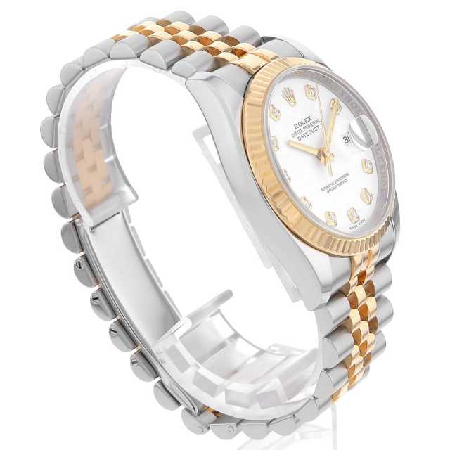 116233G ホワイト ROLEX（ロレックス）デイトジャスト 10Pダイヤ 中古