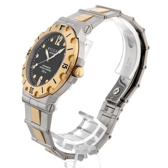 SD38SG ブラック BVLGARI（ブルガリ）ディアゴノ スクーバダイバー