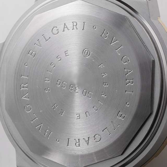 SD38SG ブラック BVLGARI（ブルガリ）ディアゴノ スクーバダイバー