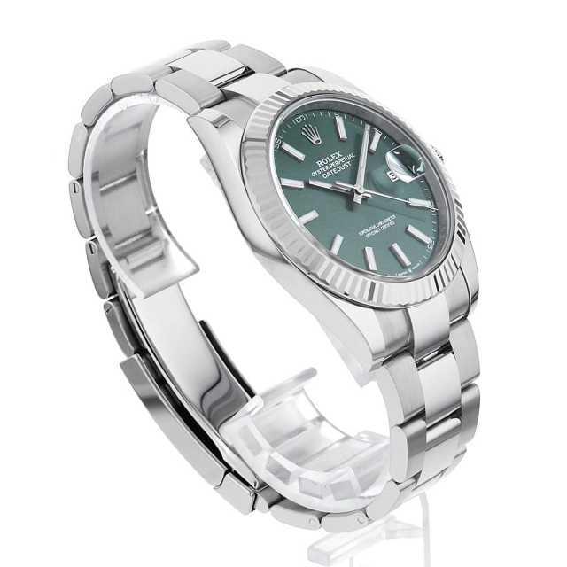 126334 ミントグリーン ROLEX（ロレックス）デイトジャスト41 中古