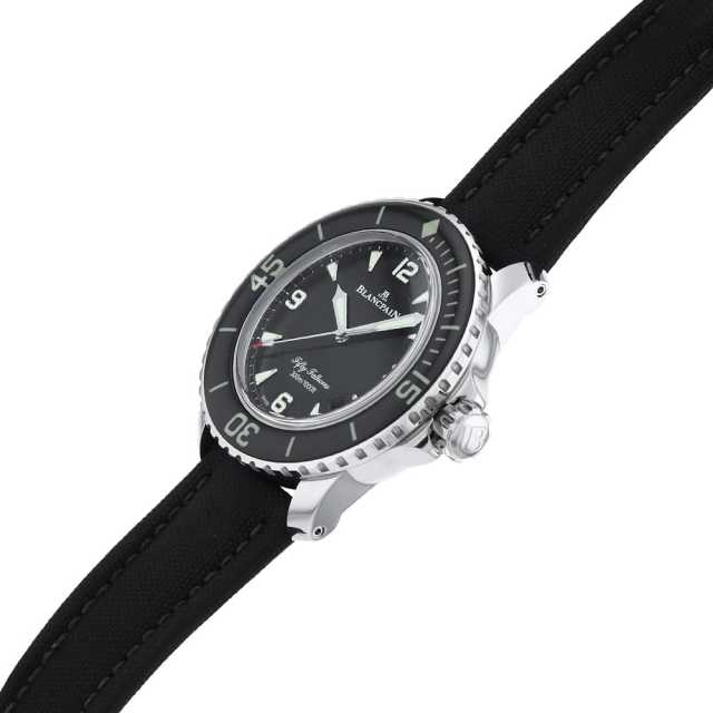 ブランパン　純正　ラバーベルト　ブラック　美品中古　BLANCPAIN ブランパン 純正 ラバーベルト ブラック 美品中古 BLANCPAIN
