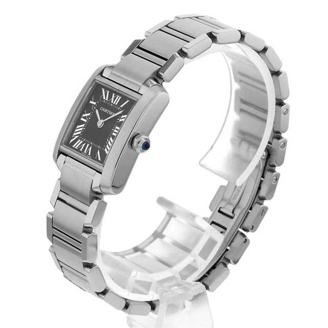 W51026Q3 ブラック Cartier（カルティエ）タンクフランセーズSM