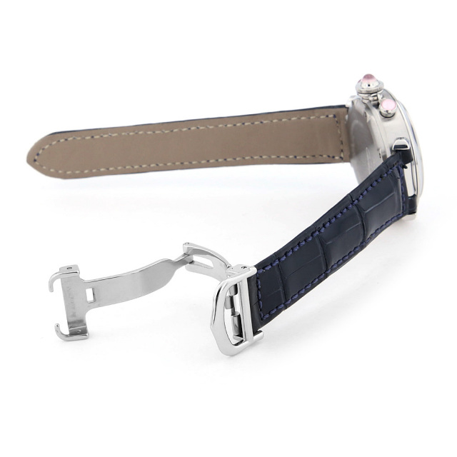 カルティエパシャＣ　バックル3個セット W3106599 ピンクシェル Cartier（カルティエ）パシャC クロノグラフ