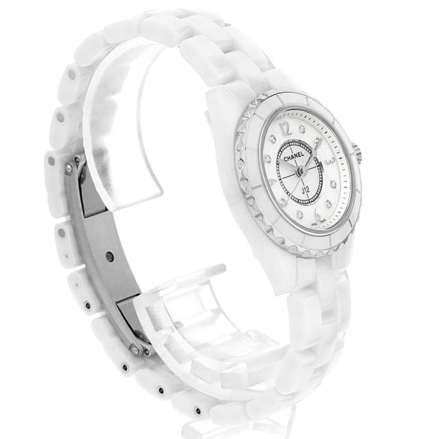 H2570 ホワイトシェル CHANEL（シャネル）J12 白セラミック 8P