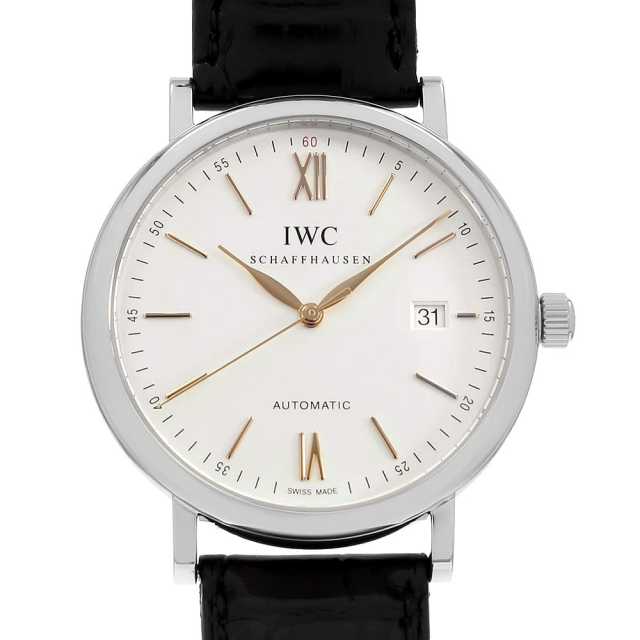 【激安通販 オンラインショップ】 IW356517 中古 オートマティック ポートフィノ IWC シルバー 時計