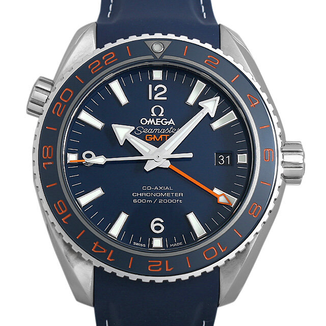 シーマスター プラネットオーシャン 600M コーアクシャル GMT グッドプラネット 232.32.44.22.03.001 メイン画像