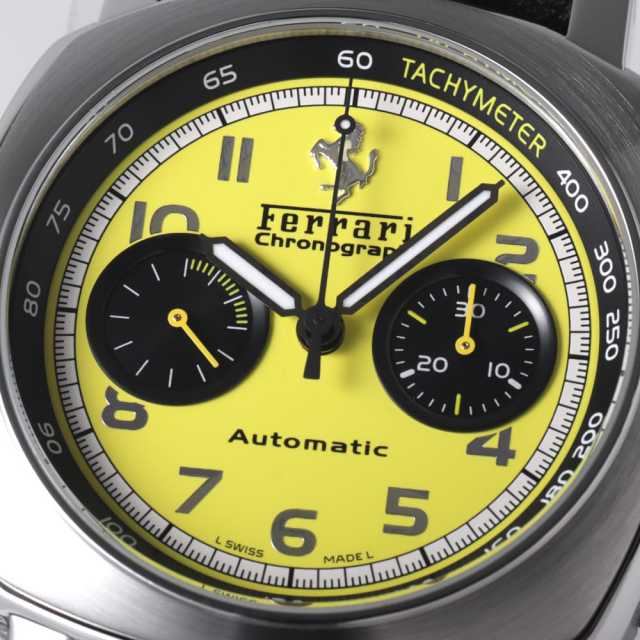 Ferrari フェラーリ オフィチーネ パネライ 腕時計 空ケース (中古) FER00011 イエロー PANERAI（パネライ）フェラーリ グラン
