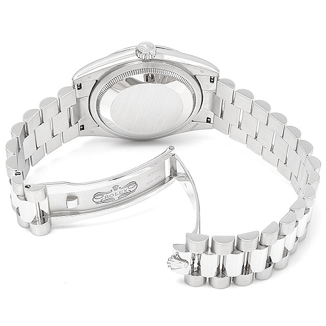 118206 ROLEX（ロレックス） デイデイト アイスブルー/バー 中古
