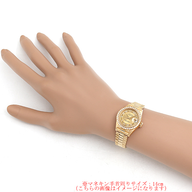 デイトジャスト ミリヤードローマ ベゼルダイヤ 69138MR サブ画像３
