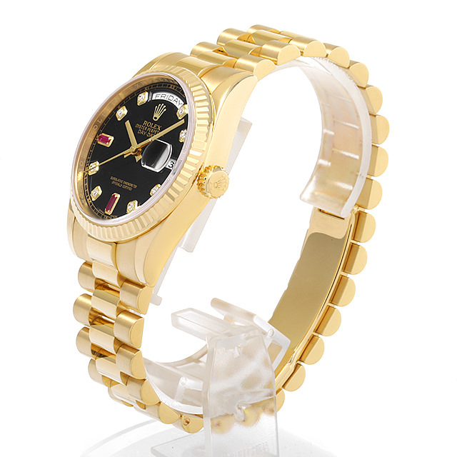118238A ROLEX（ロレックス） デイデイト 8Pダイヤ/2Pルビー
