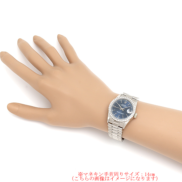 専用です。 68289 ROLEX（ロレックス） デイトジャスト ベゼルダイヤ ブルー