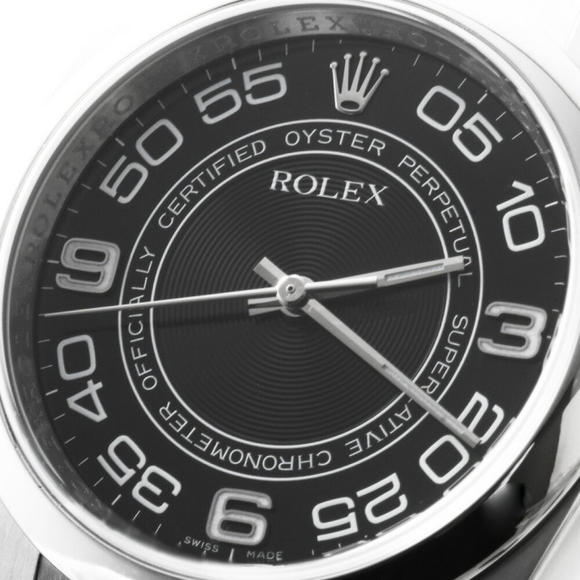 116000 ブラック ROLEX（ロレックス）オイスターパーペチュアル 中古  