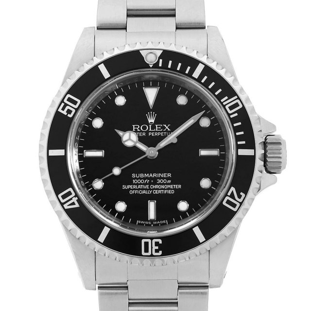 サブマリーナ 14060M 14060M ブラック ROLEX（ロレックス）サブマリーナ ノンデイト 中古