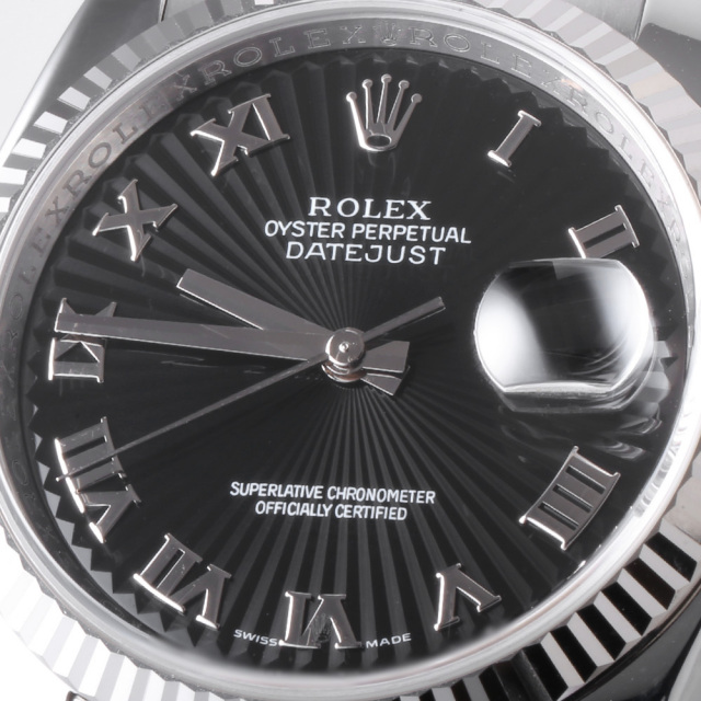 116234 ブラック ROLEX(ロレックス)デイトジャスト 中古 116234 ブラック ROLEX(ロレックス)デイトジャスト 中古