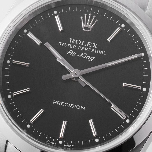 14000M ブラック ROLEX（ロレックス）エアキング 中古 | 東京・大阪の  