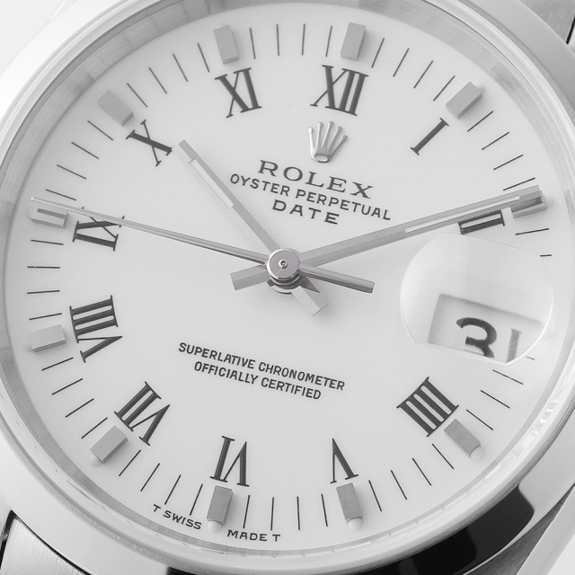 15200 ホワイト ROLEX（ロレックス）オイスターパーペチュアル デイト