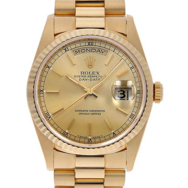 18238 シャンパン ROLEX（ロレックス）デイデイト 中古 | 東京・大阪の