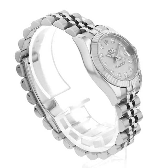 ロレックス デイトジャスト 179174G コマ 179174G シルバー ROLEX（ロレックス）デイトジャスト 10Pダイヤ