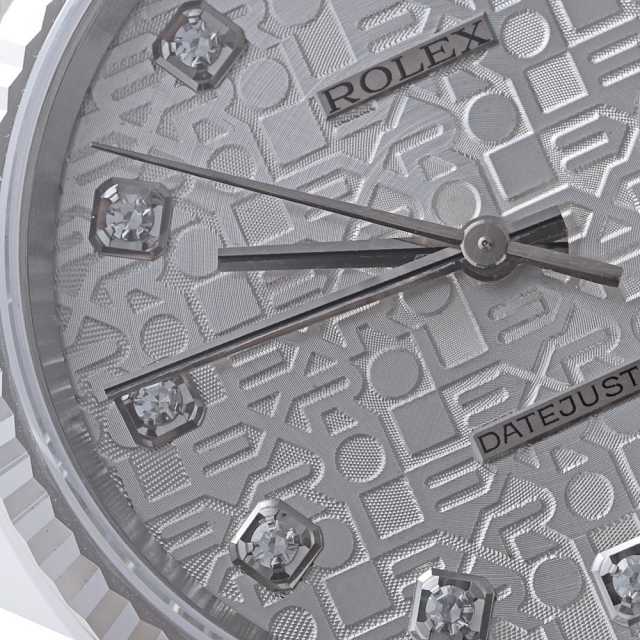 16234G シルバー ROLEX（ロレックス）デイトジャスト 10Pダイヤ