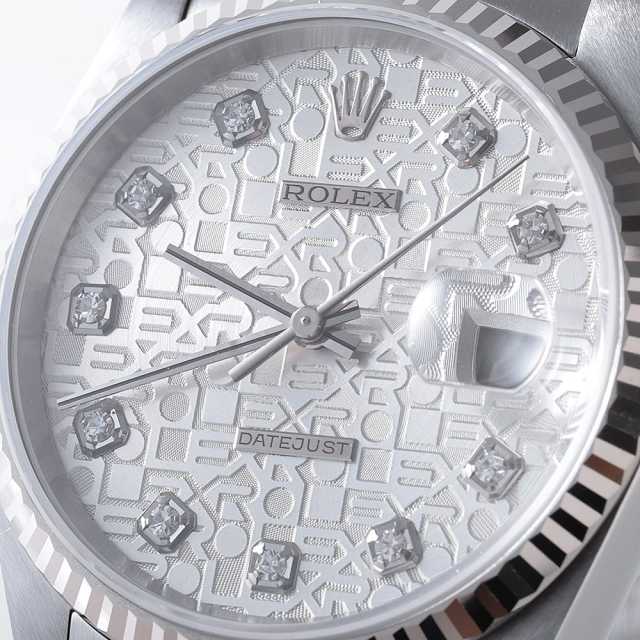 ROLEX Datejust ダイヤモンドインデックス　16234G 楽天市場】ロレックス 16234G デイトジャスト 10P ダイヤモンド