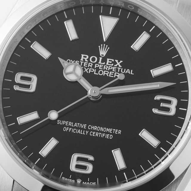 124273 ブラック ROLEX（ロレックス）エクスプローラー36 中古