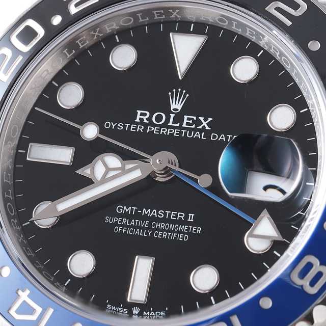 史上最も激安 126710BLNR 中古 ROLEX（ロレックス）GMTマスターII ブラック 時計