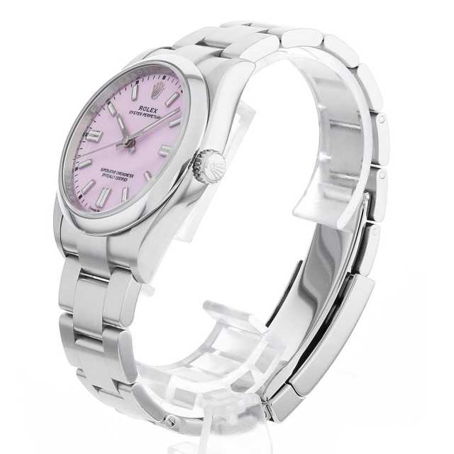 ロレックス オイスターパーペチュアル　ピンクバー　PRADOさま専用 76080 ピンク ROLEX（ロレックス）オイスターパーペチュアル