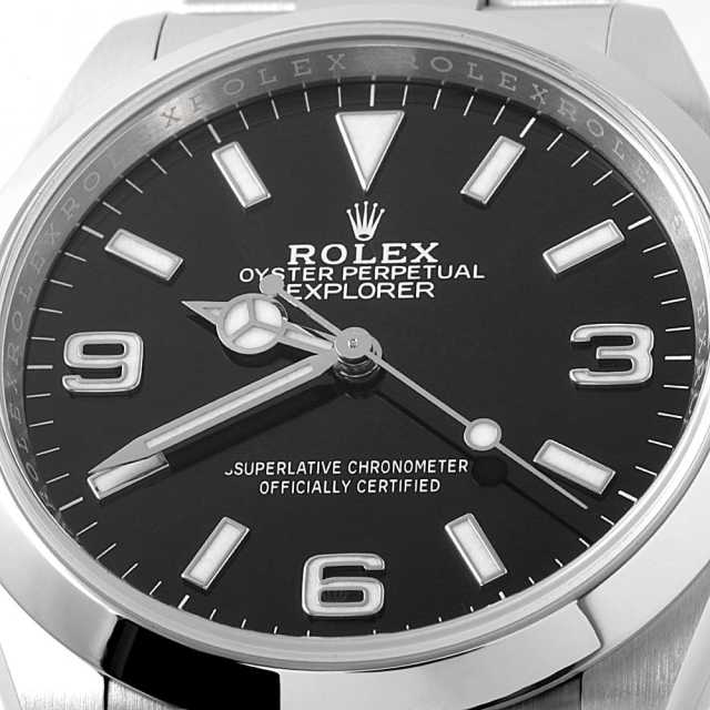 124270 ブラック ROLEX（ロレックス）エクスプローラー36 中古