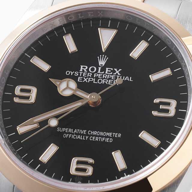 124273 ブラック ROLEX（ロレックス）エクスプローラー36 中古