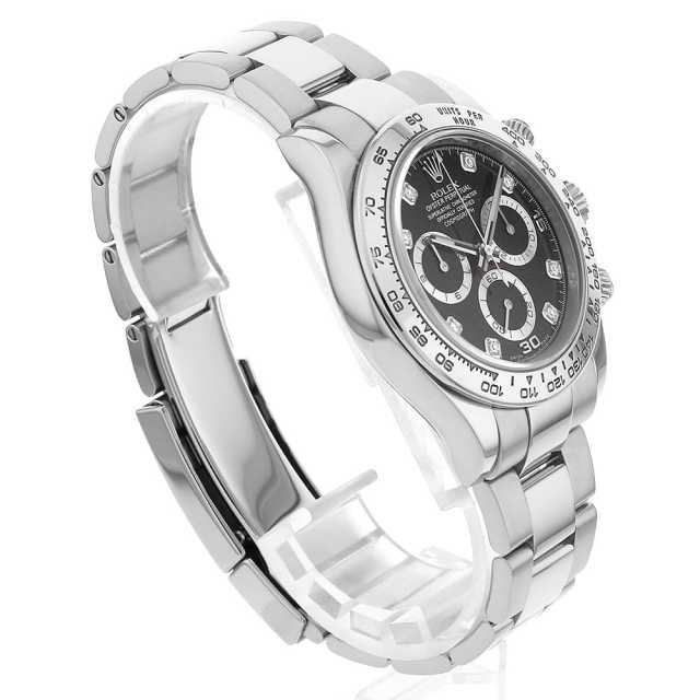 8m02_い様　　専用 116509 スチール×ブラック ROLEX（ロレックス）コスモグラフ