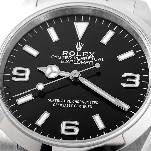 124270 ブラック ROLEX（ロレックス）エクスプローラー36 中古