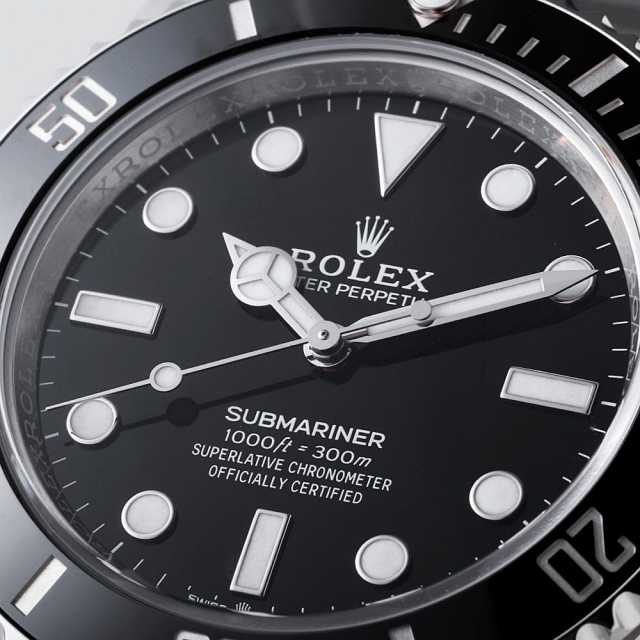 124060 ブラック ROLEX（ロレックス）サブマリーナ ノンデイト