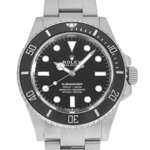 124060 ブラック ROLEX（ロレックス）サブマリーナ ノンデイト 中古