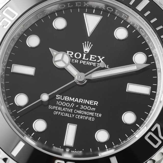 124060 ブラック ROLEX（ロレックス）サブマリーナ ノンデイト 中古