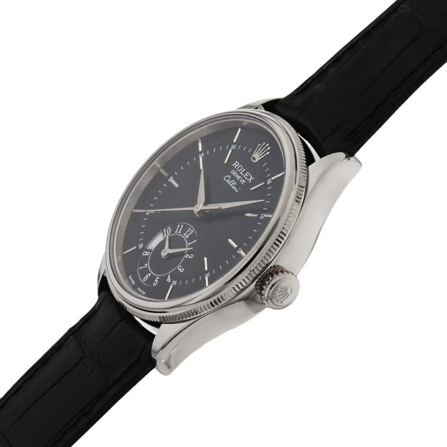 50529 ブラック ROLEX（ロレックス）チェリーニ デュアルタイム 中古