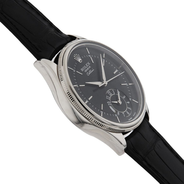 50529 ブラック ROLEX（ロレックス）チェリーニ デュアルタイム 中古