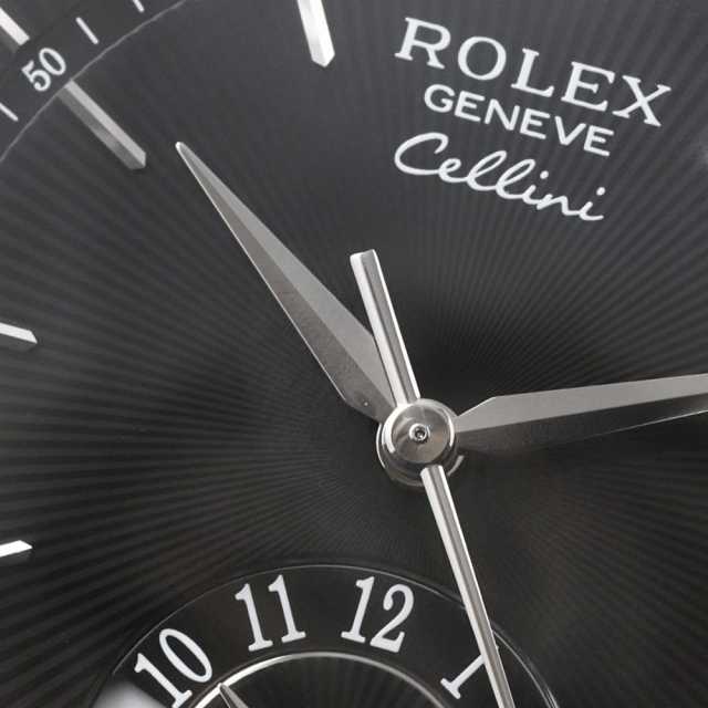 50529 ブラック ROLEX（ロレックス）チェリーニ デュアルタイム 中古