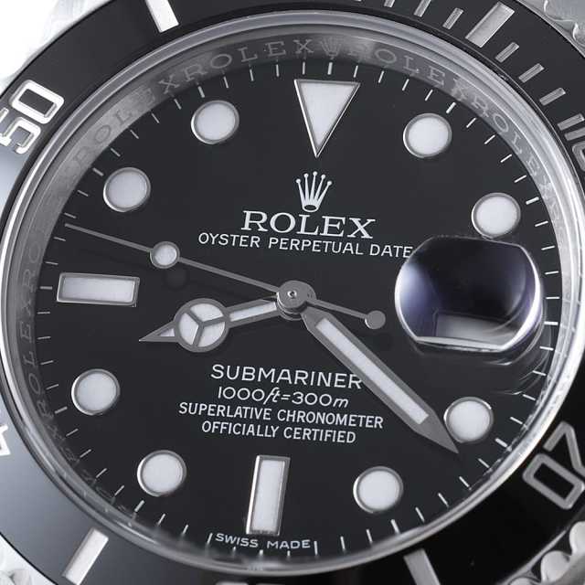 116610LN ブラック ROLEX（ロレックス）サブマリーナ デイト 中古