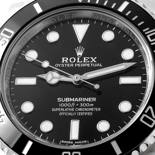 114060 ブラック ROLEX（ロレックス）サブマリーナ ノンデイト 中古