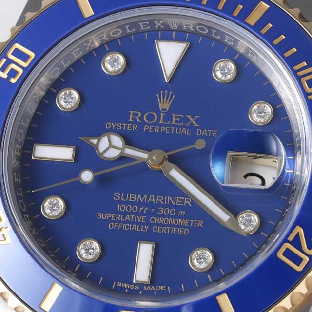 116613GLB ブルー ROLEX（ロレックス）サブマリーナ デイト 8Pダイヤ