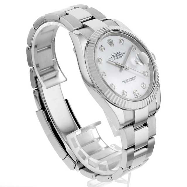 126334NG ホワイトシェル ROLEX（ロレックス）デイトジャスト41 10P