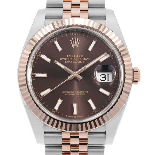 126331 チョコレートブラウン ROLEX（ロレックス）デイトジャスト41