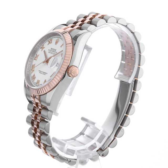 ロレックス デイトジャスト 116231 ランダムシリアル ホワイト レディース 腕時計 自動巻き 中古 銀蔵 ROLEX - ロレックス デイトジャスト 116231 ランダムシリアル ホワイト