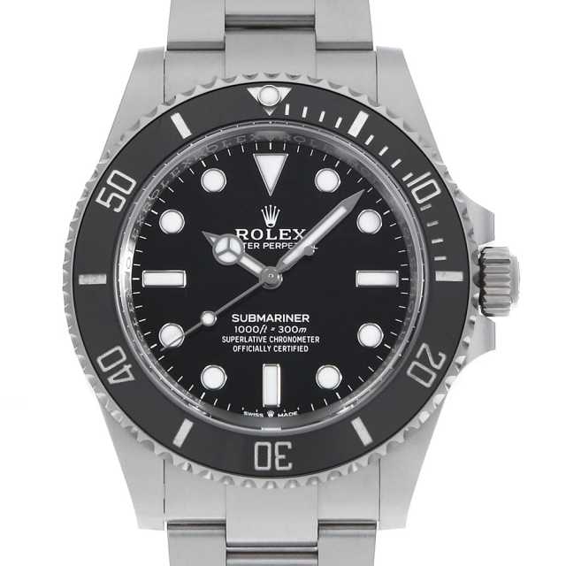 124060 ブラック ROLEX（ロレックス）サブマリーナ ノンデイト 中古